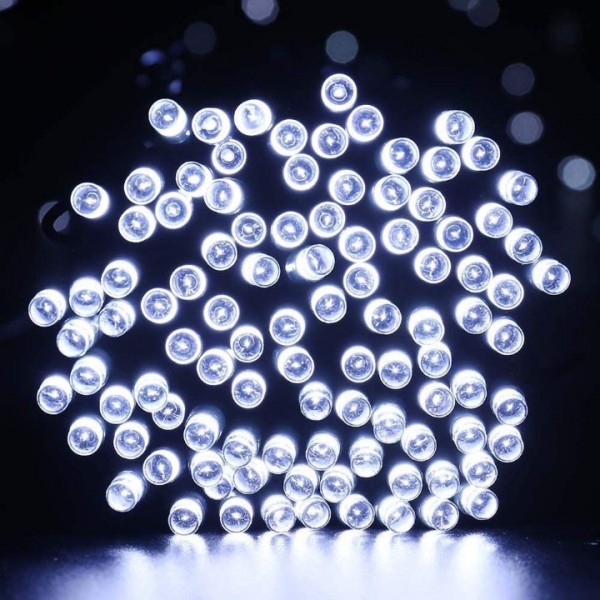 NEXVIN Christmas Fairy Lights Mains Powered, 20M 200 LED String Lights Plug in with Timer, 8 Modes for Bedroom Indoor Outdoor Garden Christmas Xmas Tree Decorations (White)