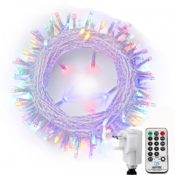 NEXVIN Christmas Fairy Lights Mains Powered, 66ft/...